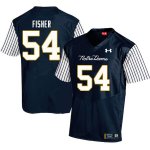 Notre Dame Fighting Irish Men's Blake Fisher #54 Navy Under Armour Alternate Authentic Stitched College NCAA Football Jersey KUF4499EG